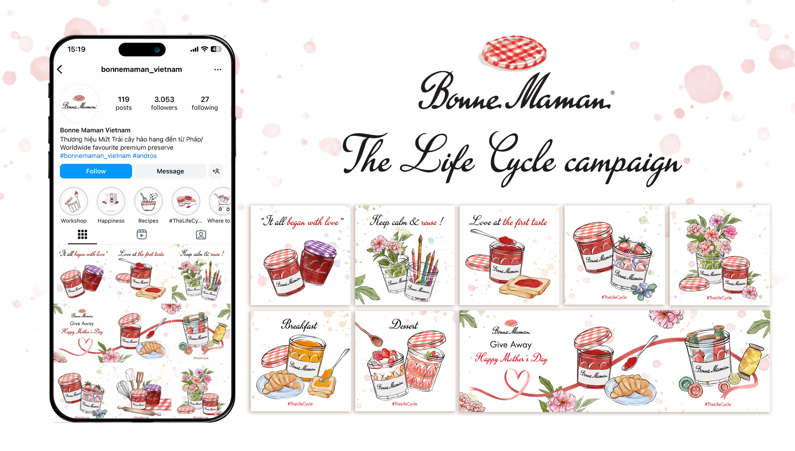 BONNE MAMAN – LIFE CYCLE COMPAIGN
