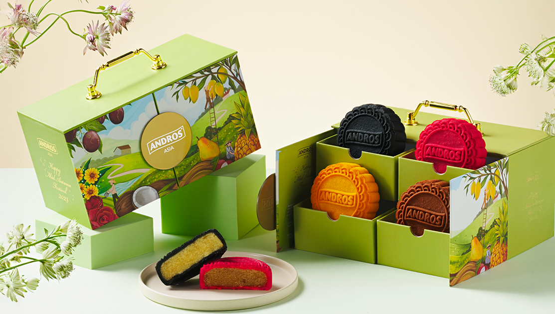 ANDROS – PACKAGING POUR LES MOONCAKE